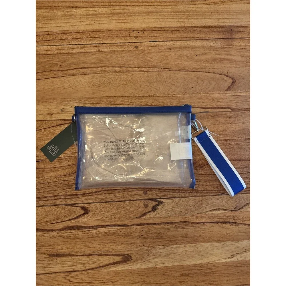 Game Day Clear Bracelet Clutch Wild Fable Blue